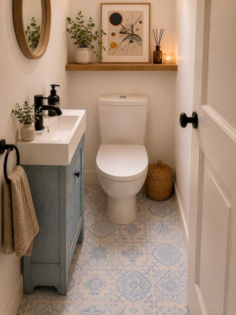 Cambiar el suelo del baño sin obras